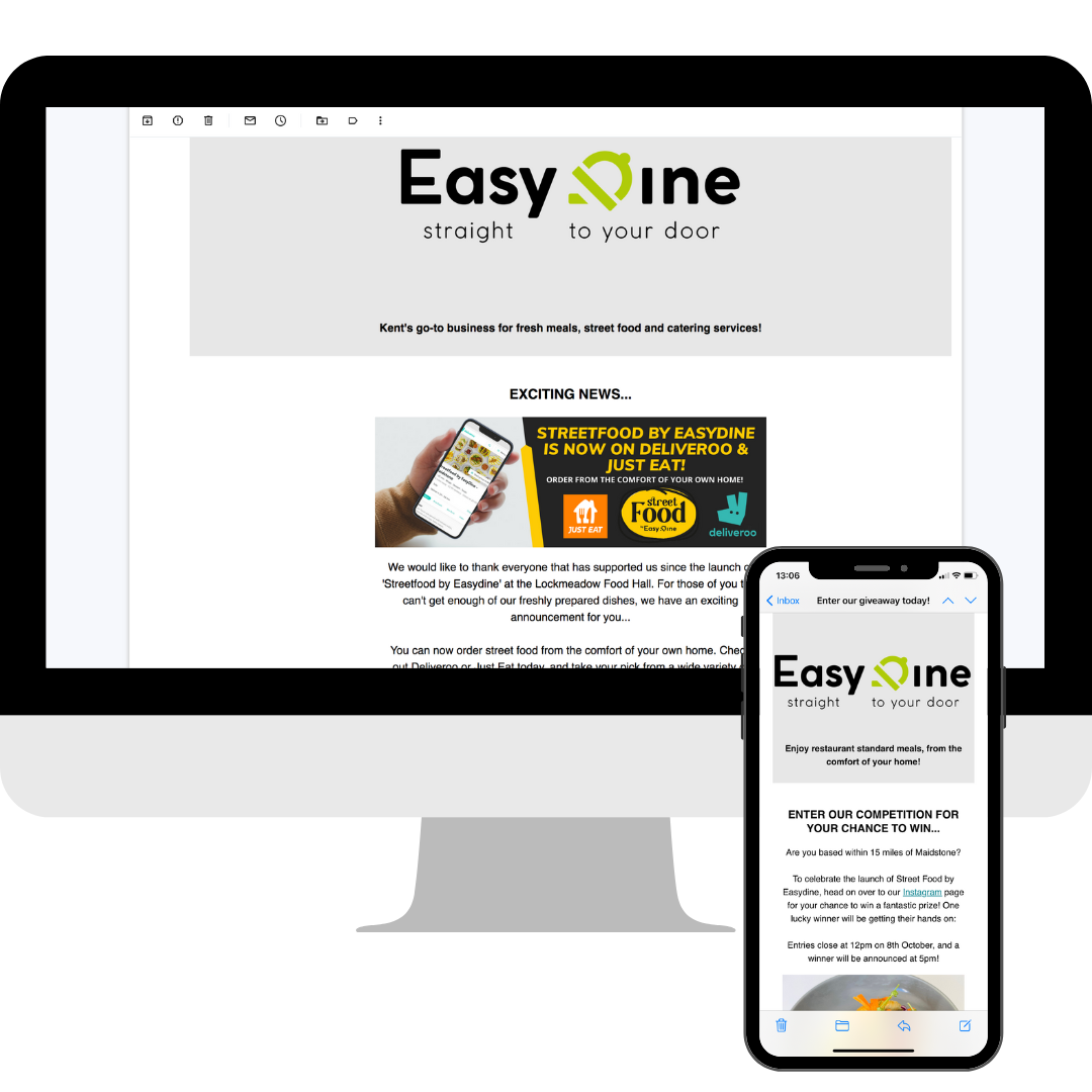 Easydine Email Newsletter