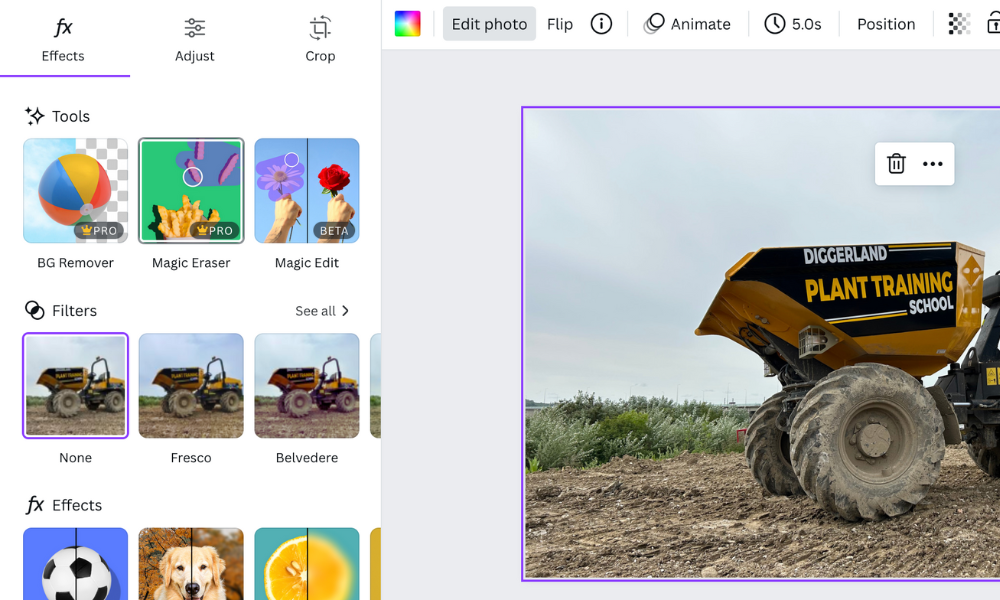 Canva: Editing Features